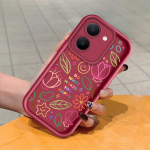 Pehme silikoonist ruudukujulise redeli mustriga telefoni&uuml;mbris, t&auml;ielikult kattev, kaamera p&otilde;rutuskindel kaitse, kummist &uuml;mbris Vivole Vivo Y30G must