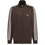 Adidas Originals Beckenbauer AW24 Unitefit Logo Muster V&auml;lis-Casual Spordit&otilde;mblukuga Seisukrae Jakk Unisex Jakk Tume Pruun V&auml;rviline Valge JD5267 XL black