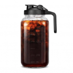 K&uuml;lmpruulitud kohvimasin 32oz/64oz klaaskann roostevabast terasest filtriga lai 2000ml 1pc