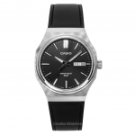 Casio Standard Analoog Nahkrihm Hall sihver Kvartsi MTP-E735L-8AV Meeste k&auml;ekell hall