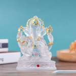 Ganeshi hindu elevant, edujumal kuju, vaigust l&auml;bipaistev kujukeste ornament