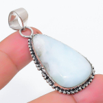 Natural Moonstone Gemstone 925 Sterling Silver Jewelry Pendant 2.13 s6q03