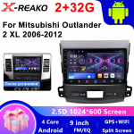Android 13 Autoraadio Mitsubishi Outlander 2005-2011 jaoks Autoraadio Multimeediapleier GPS-navigatsioon Traadita Carplay Automaatne WIFI Bluetooth 4 core 2GB+32GB CP