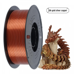 Siidist PLA kahev&auml;rviline 3D-printimise filament, 1,75 mm, kahev&auml;rviline materjal