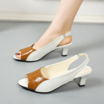 K&otilde;rge kontsaga sandaalid naiste suvised uue stiiliga platvormiga &otilde;&otilde;nsad kalasuu sandaalid 35