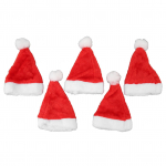 5 tk J&otilde;ulud Lemmiklooma M&uuml;ts Punane Pl&uuml;&uuml;s Elastne Pael Koer Kass Armas Lemmiklooma J&otilde;uluvana M&uuml;ts P&uuml;hadepeo Kost&uuml;&uuml;mide jaoks