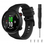 K&auml;epaela kellarihm koos t&ouml;&ouml;riistaga Garmin Forerunner 45 45S Garmin Swim 2 silikoonist asendustarvikute nutikella rihma tarvikud for Forerunner 45