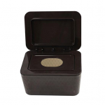 Niiskete salvr&auml;tikute dosaator hoiukarp suure mahutavusega tolmukindel niiskuse eest kaitsev l&auml;bipaistev disain vannitoa salvr&auml;tikute karp valge