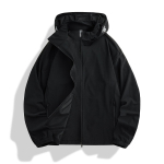 Suvine kerge kapuutsiga p&auml;ikesekaitse jope - Hingav, niiskust juhtiv, &uuml;hev&auml;rviline paaridele M