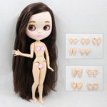 ICY DBS Blyth nukk 1/6 bjd liigendkeha valge nahk matt n&auml;gu alasti nukk anime m&auml;nguasi naeratava n&auml;oga nukk t&uuml;drukute kingitus