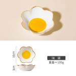 Korea ebakorrap&auml;rane keraamiline kauss Kullatud munaplaat Armsad lauan&otilde;ud Toiduvalmistamisn&otilde;ud Salat Pastataldrik K&ouml;&ouml;gin&otilde;ud Portselan