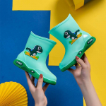 Laste vihmakingad Naiste fliisvoodriga soojad eemaldatavad veekingad Libisemiskindlad veekindlad vihmasaapad V&auml;ikelaste Keskmiste laste Poiste saapad Size 26 [shoe length 16cm]