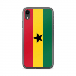 Coque &ndash; PIXELFORMA &ndash; iPhone XR &ndash; Drapeau du Ghana &ndash; T&auml;ielik kaitse &ndash; Silikoonist supp