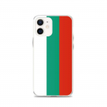 Coque pour iPhone - PIXELFORMA - iPhone 12 - Drapeau de la Bulgarie - Silikoonist supp - Design l&eacute;ger