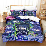 Kuum anime Blue Lock Voodipesukomplekt Tekikate Komplekt Kuninglik Suurus, Suur Suurus, Kaheinimese Suurus, &Uuml;heinimese Suurus Tekikate Komplekt Teismelistele ja Poistele Anime S&otilde;pradele EU Single 135x200cm