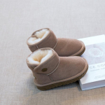 Laste lumesaapad T&uuml;drukute karusnahast saapad Poiste veekindlad libisemiskindlad puuvillased kingad Beebi soojad kingad 30 khaki