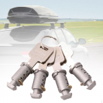 4 Pieces Car Roof Rack Lock Cores Cross Bar Locks Replacement Easy to Use Professional Sturdy 2Keys