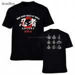 Uusim Jaapani Samurai T-s&auml;rk Meestele Shotestokan Karate Bujinkan Dojo Profimaadlus Shinobi T-s&auml;rk Pealsed 3XL