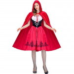 Naiste Halloweeni Punam&uuml;tsikese kost&uuml;&uuml;mid, lavakost&uuml;&uuml;mid, rollim&auml;ngud, m&auml;nguvormid XXXL punane