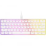 Mehaaniline m&auml;nguklaviatuur - CORSAIR - K65 RGB Mini 60% - Kompaktne formaat - RGB - CHERRY MX Red - Valge - (CH-9194110-FR)