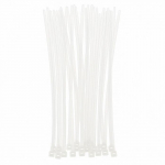 Lot de 100 Colliers de Serrage Nylon Transparent 145 x 3 mm &ndash; Organisation & Fixation C&acirc;bles