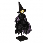 Halloweeni N&otilde;ia Kaunistus Must N&otilde;ia Ornament Valgustuva N&auml;oga Siseruumides Primitiivne N&otilde;ia Lauakeskus Kodu Riiulile Kaminasimsile K&ouml;&ouml;gi Kaunistus must