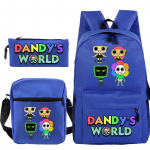 Dandy maailm tr&uuml;kitud mood laste pliiatsikott messenger kott kolmeosaline komplekt alg- ja keskkooli koolikott No Specifications