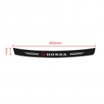 1 tk S&uuml;sinikkiust Auto Pagasiruumi Tagumise Kaitseraua Kleebis Kaitsmeplaat Honda Fit Mugen Insight Type S R VTEC Modulo Vezel RR Si jaoks