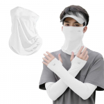 Ichiibal Mootorratta N&auml;gu, N&auml;okate, Suvi, Jahe Kontakt, Kaelasoojendaja, Kaitsja kaelale, P&auml;ikesekaitse, mask valge