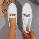 Moodsad naiste korterkingad Vabaaja Disainer Uued 2025 Kingad Naistele Kevad ja S&uuml;gis Mokassiinid Trend Klassikalised Tennised Naistele Zapatos De Mujer 36 valge