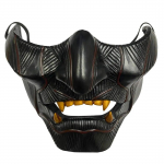 Ghost Of Tsushima Mask Jin Sakai Cosplay Poolmask Samurai S&otilde;dalase N&auml;o Rekvisiit Halloween Hannya Mask Dekoratsioon Peorekvisiit Vaik