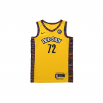Nike Brooklyn Nets NBA Swingman F&auml;nniversiooni S&auml;rk Meeste Korvpallivest Amarillo-Kollane CU0193-728 S