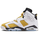 Air Jordan 6 Retro GS Kollane Oker Laste Tossud Valge Must 384665-170 36