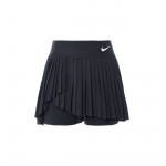 Nike Dri-Fit Advantage &Uuml;hev&auml;rviline Logotr&uuml;kiga Ebakorrap&auml;rane &Auml;&auml;r Keskmise K&otilde;rgusega V&ouml;&ouml;koht Spordimugavus Voldiline Vabaajas Seelik Naiste Alaosad Must DR6850-010 S