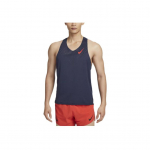 Nike Aeroswift Dri-Fit Adv Kiiresti kuivav Jooksuline Vabaaja Vest Meeste Topid Obsidian Bright-Crimson FN4232-451 2XL