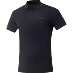 Li Ning Spordivaba Lihtne &Uuml;hev&auml;rviline Pullover L&uuml;hikeste Varrukatega Polos&auml;rk Meestele Polos&auml;rgid Must APLV041-2 S