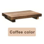 Puidust kandik alusega Vannitoadekor Puidust tualettlaud K&auml;ed Seep L&otilde;hnastatud k&uuml;&uuml;nal S&auml;ilitusn&otilde;u Kandik K&ouml;&ouml;gi maitseainete hoidja kohv