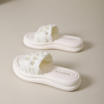 Mood N&ouml;&ouml;rhelmega Majasussid Platvorm Naised Luksuslikud Kingad Pantofle Slaidid Disainer 2025 Kingad Sussid Vabaaja N&ouml;&ouml;rhelmega Platvorm 35