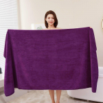 Eriti suur mikrokiust vannir&auml;tik 100x200cm pehme &uuml;liimav kaart Kiiresti kuivavad k&auml;ter&auml;tikud koduseks kasutamiseks 150*200cm helelilla v&auml;rv