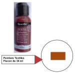 Peinture textile - DecoArt - Terre rouge - 34ml - Acrylique - Mixte punane