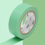 Masking tape unicolore - Vert &eacute;meraude - 1,5 cm x 7 m roheline