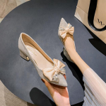 Disainer Naiste Kingad Kristallpumbad Madala Kontsaga Peo Pruudi Pulmakingad Naissoost Litritega Mokassiinid Daamide Kleidi K&otilde;rged Kontsad 43