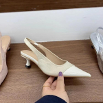 Moodsad Terava Otsaga Nahast Faux Suede Spleissitud Naiste Kingad Elegantne Rihmaga Pandlaga Slingback Kitten-Kontsaga Mules Sandaalid Naistele 38 brown