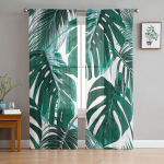 Jungle Cartoon Loom L&otilde;vi Sebra L&auml;bipaistvad kardinad elutuppa Lapse Magamistoa T&uuml;llkardinad K&ouml;&ouml;giakende hoolduspaneel 1 PCS W100XH250cm&Grommet Top