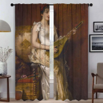 Kodu sisekujunduse kardinad 2 t&uuml;kki Vektoriaalsed maalid Kardinad magamistoa elutoa kardin Halloweeni kaunistus Rulood K&ouml;&ouml;k W50xH70cmx2pcs-CL