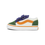 Vans Old Skool Seeria Mugavad Madalad K&auml;imissussid Beebi toss Valge Roheline VN0A38JN6GL 24.5 white