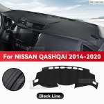 NISSAN QASHQAI 2014-2020 J11 Auto Armatuurlaua Kate Matt P&auml;ikesekaitsekate V&auml;ltige Valgustusmatti N&auml;idikupaneeli Kaitse Tarvikud Artificial Leather&Left Rudder
