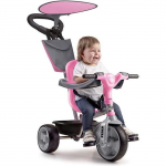 Tricycle pour b&eacute;b&eacute; - FEBER - Baby Plus Music Rose - Avec clavier musical - 3 roues roosa