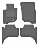Dywaniki samochodowe welurowe grafitowe do: Mitsubishi L200 VI pickup (2019-)