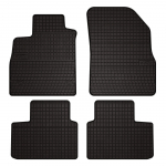 Dywaniki samochodowe gumowe do: Renault Talisman sedan, grandtour, kombi - przed faceliftingiem (2015-2020) - czarne, dopasowane